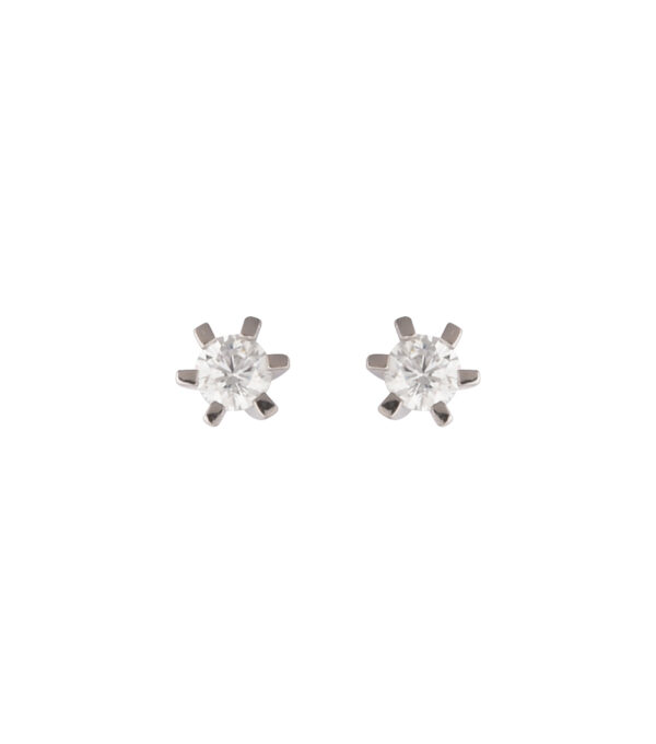 Ørestik sølv rh. 6 greb 3,5mm