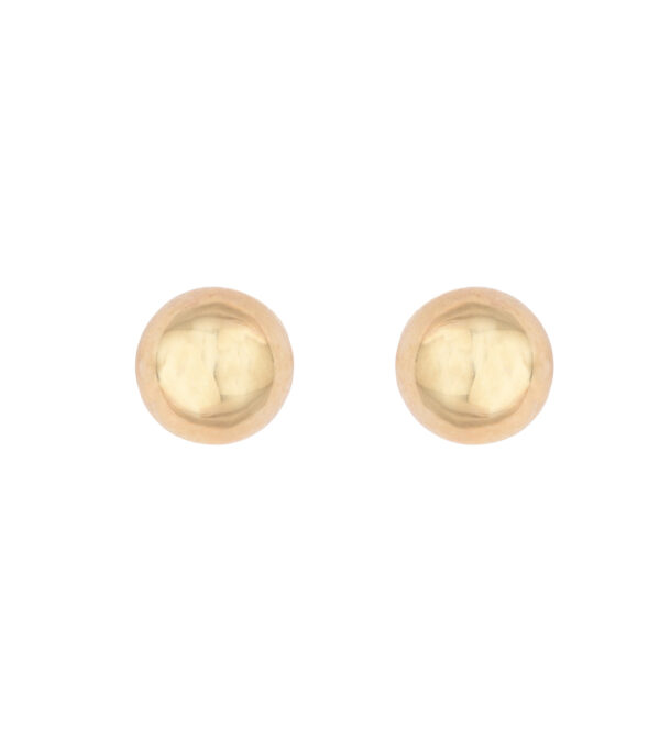 Ørestik 8 kt. kugle 8mm