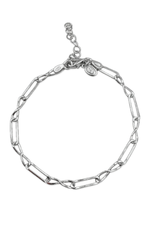 Armbånd sølv rhodineret evig