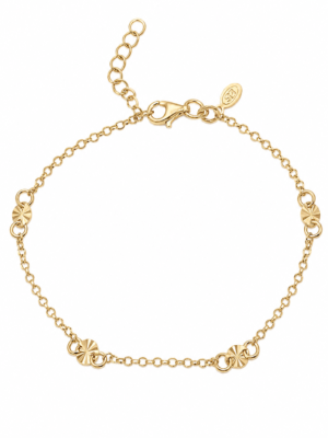 Armbånd sølv rhodineret shine - kæde (Kopier)